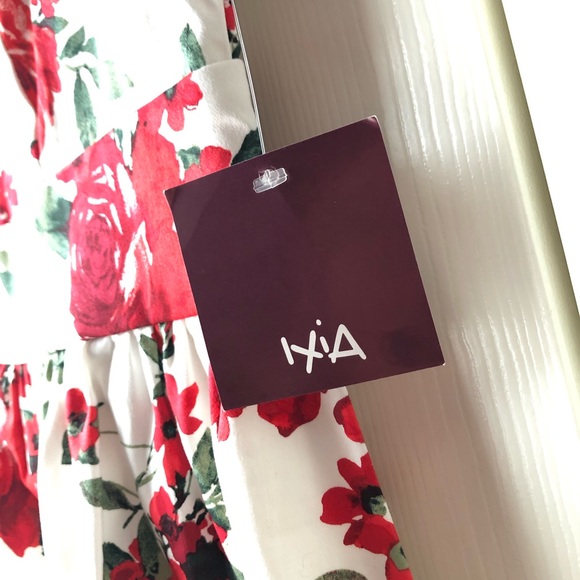 •SOLD• ModCloth Floral Dress with Bow - Picture 5 of 6